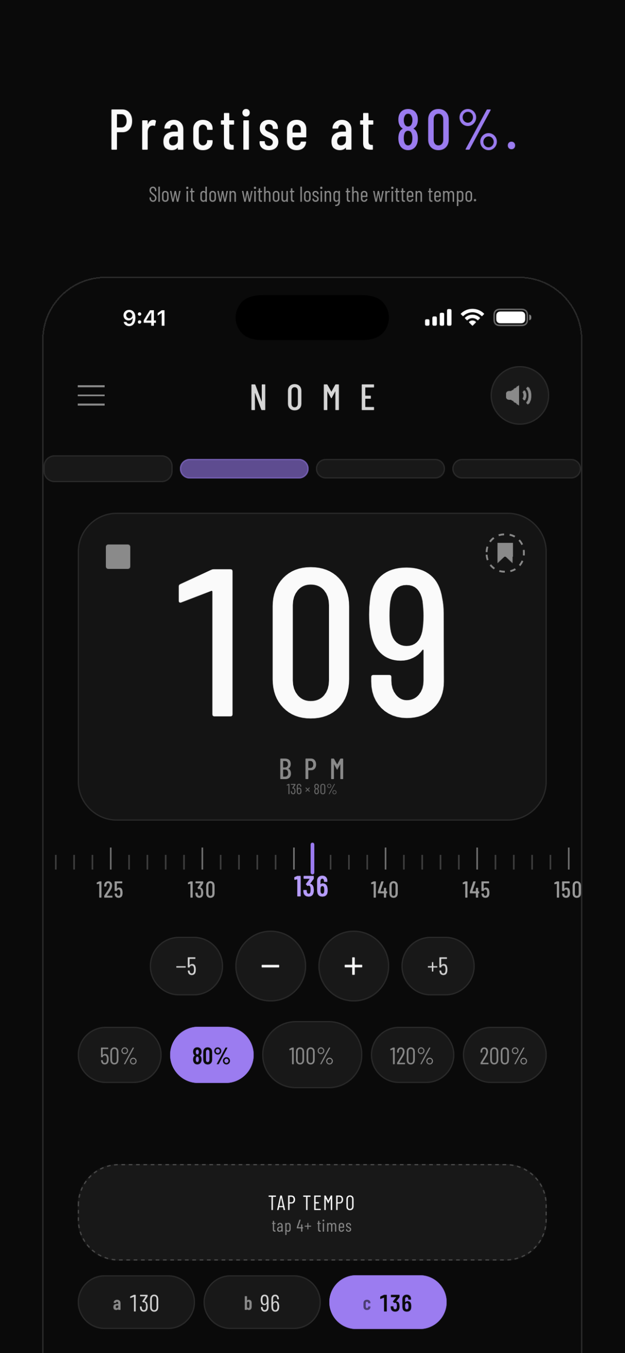 NOME: Pro Metronome screenshot 5