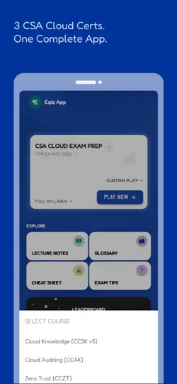 CSA Cloud Prep: With AI iPhone Screenshot 2