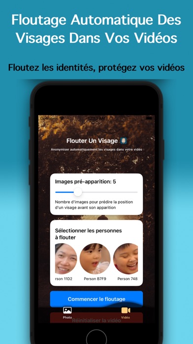 Screenshot #1 pour Flouter Automatiquement Visage