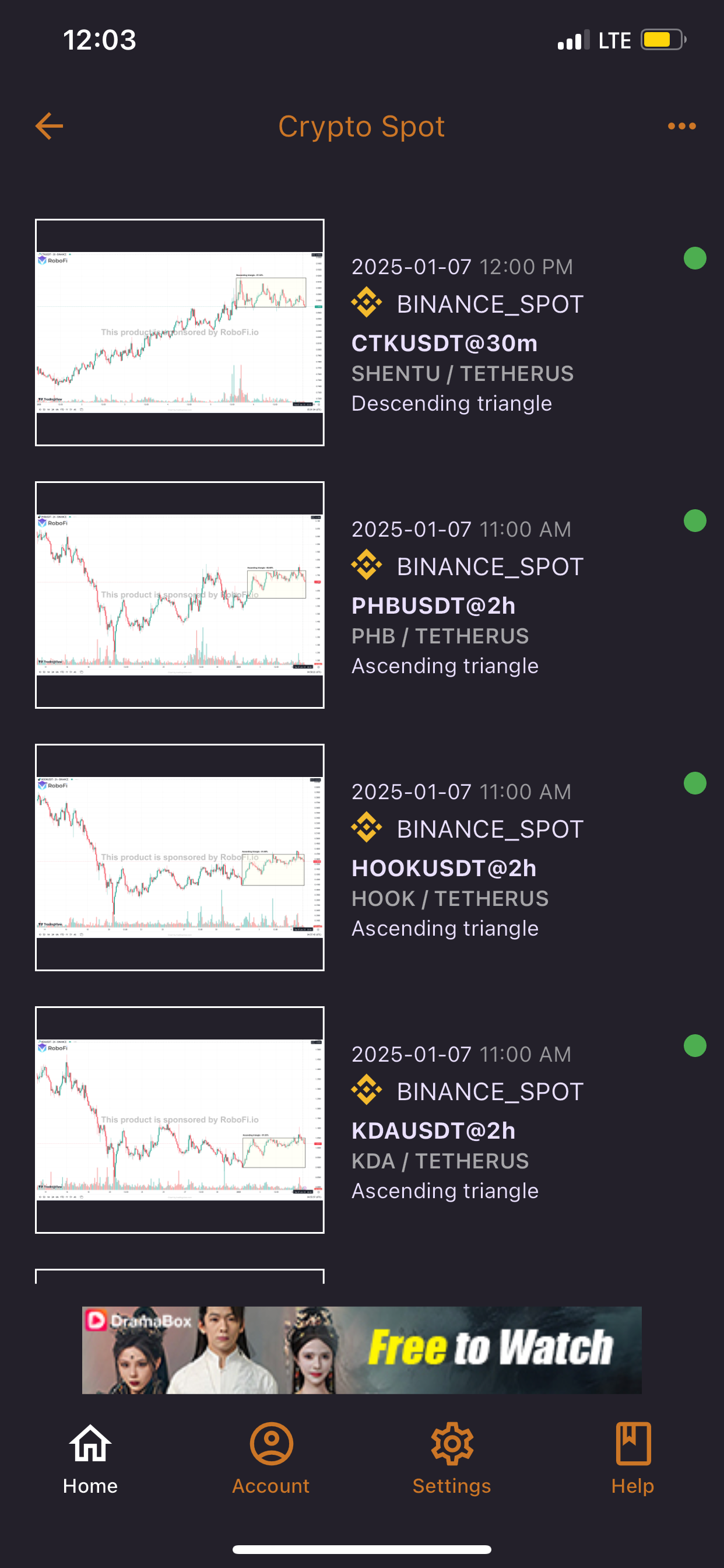 AI Chart Pattern Scanner