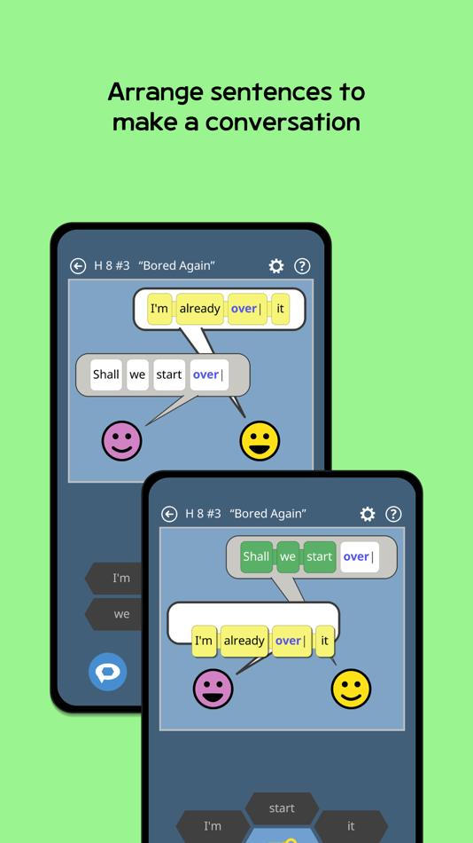 #4. Hexalog: Discover dialog! (iOS) By: Rezzles