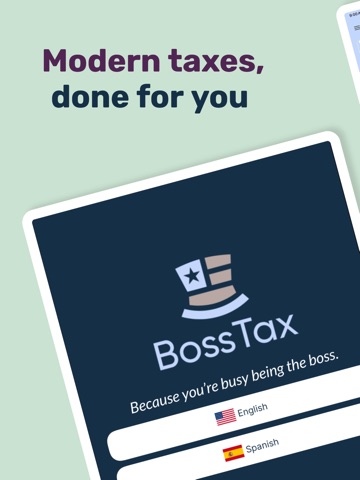 BossTax:  Self-Employed Taxes ipad screenshot 2