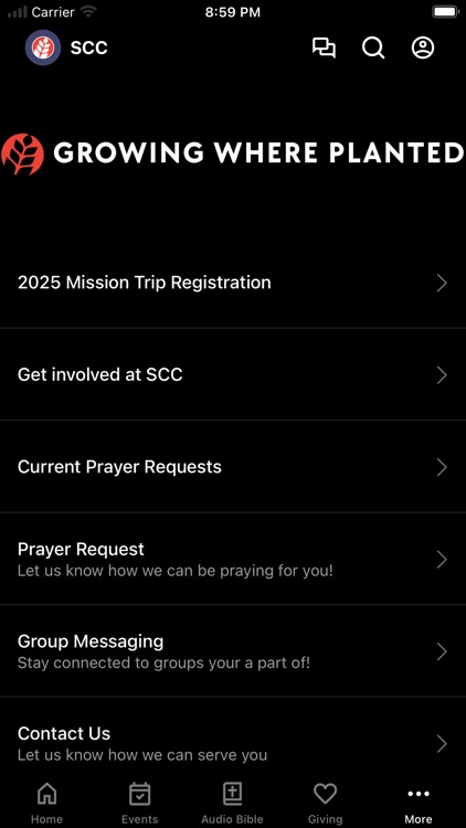 My SCC Mobile App
