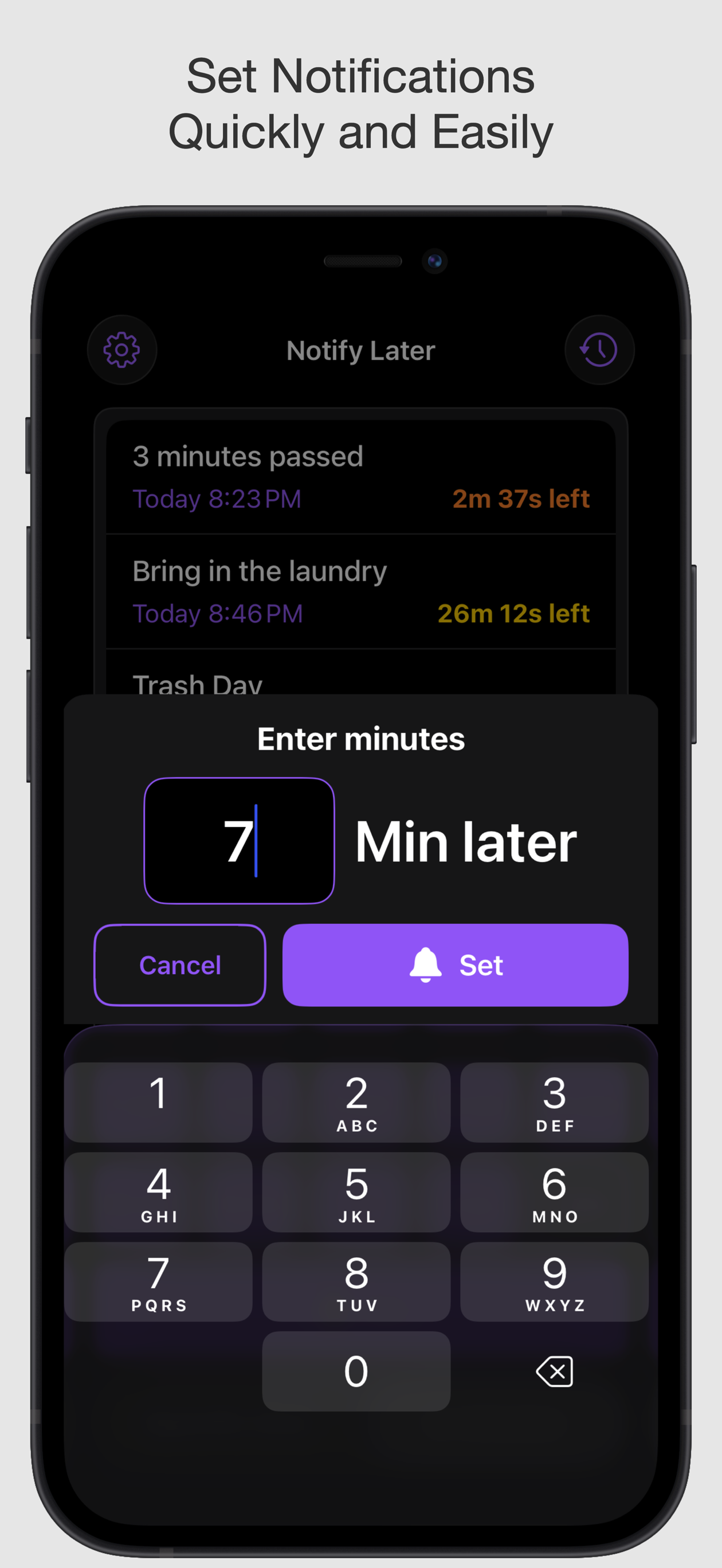 AfterNotification screenshot 2