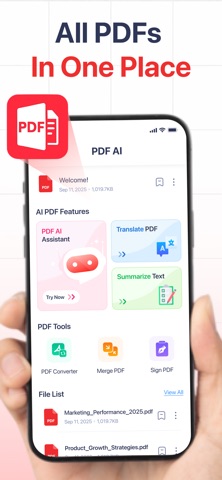 PDF AI - Edit, Scan & Sign Screenshot 1 of 6