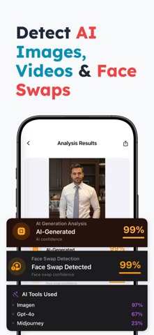 Truly: AI Detector iPhone screenshot