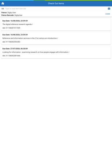 Digby® by OCLC® iPad screenshot