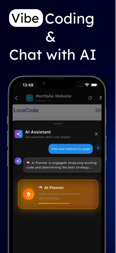 Lovacode Build with Vibe code screenshot 2