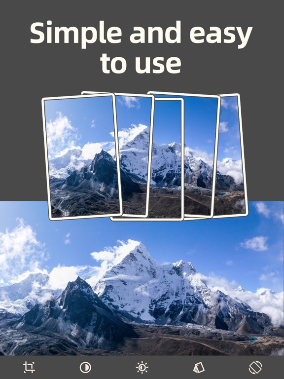 Panorama - Photo Stitcher iPad screenshot 4 - Photo & Video app