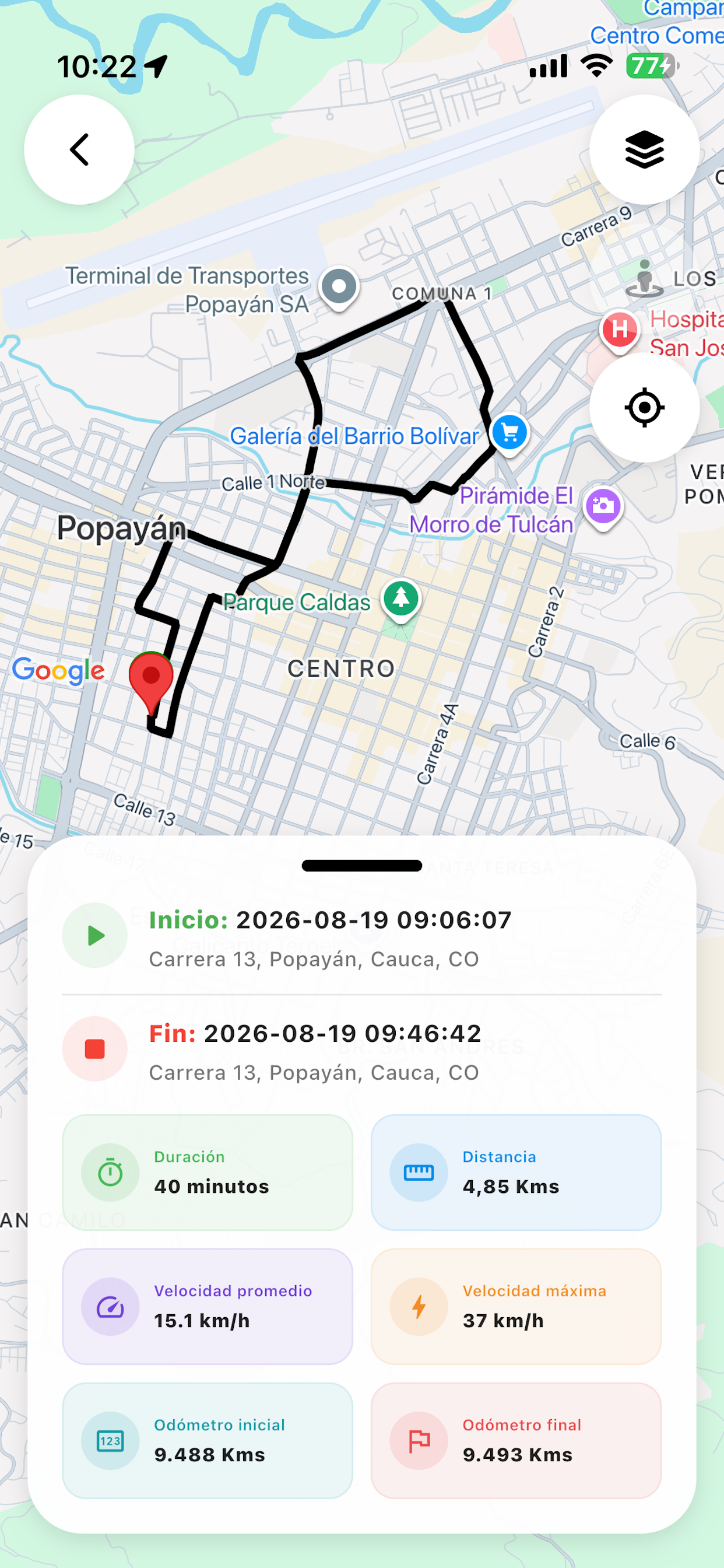 GPS Occidente screenshot 4