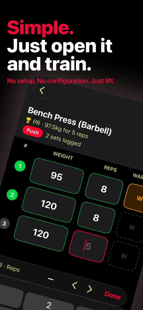 Simple Gym Tracker+ screenshot 2
