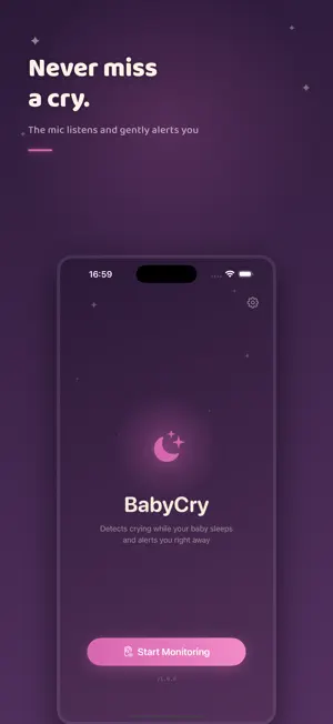 BabyCry - Cry Monitor screenshot 1