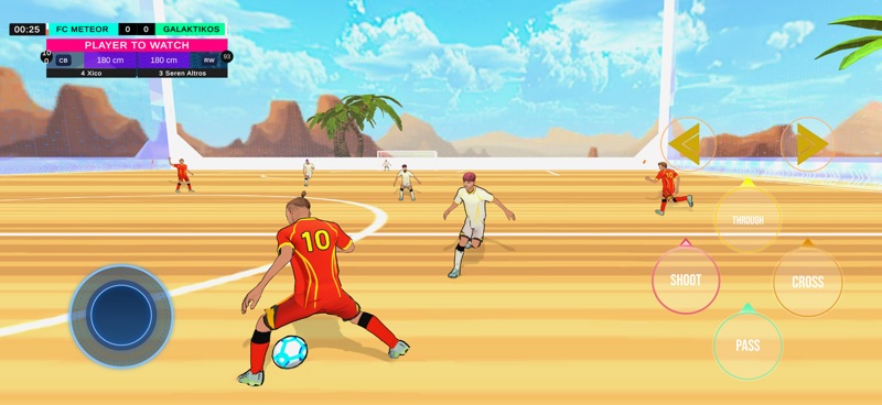 Galaxy Soccer : 3v3 Battle screenshot 3
