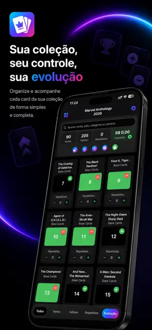 Coleção Cards screenshot 2