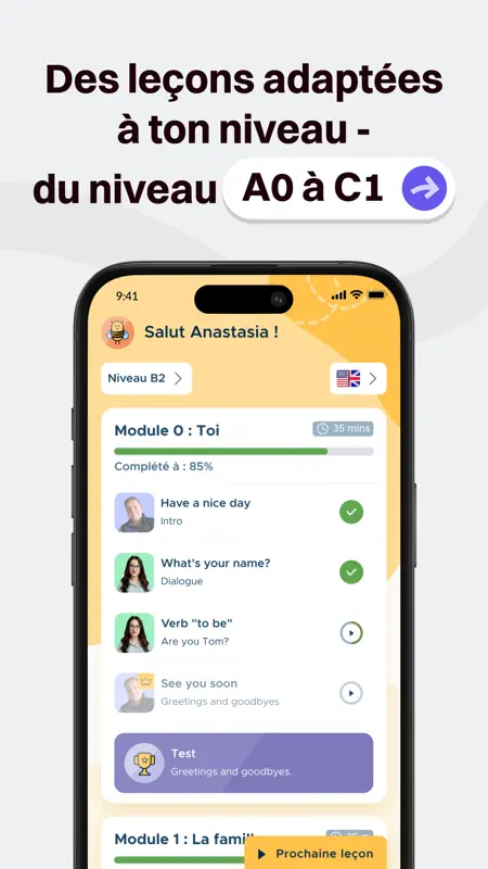 Apprendre l'anglais BeeSpeaker screenshot 7 of 8