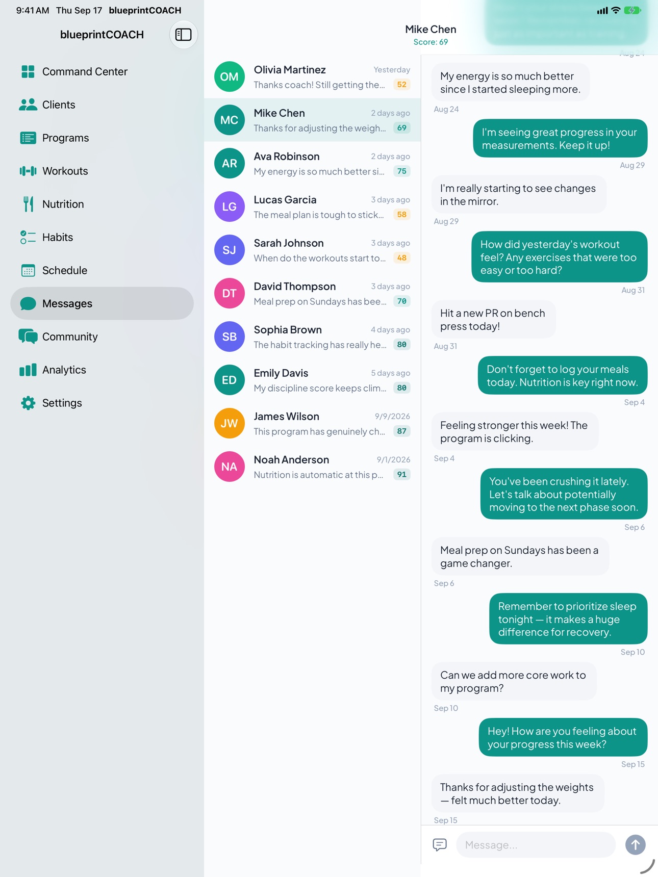 Screenshot 12 of blueprintCOACH