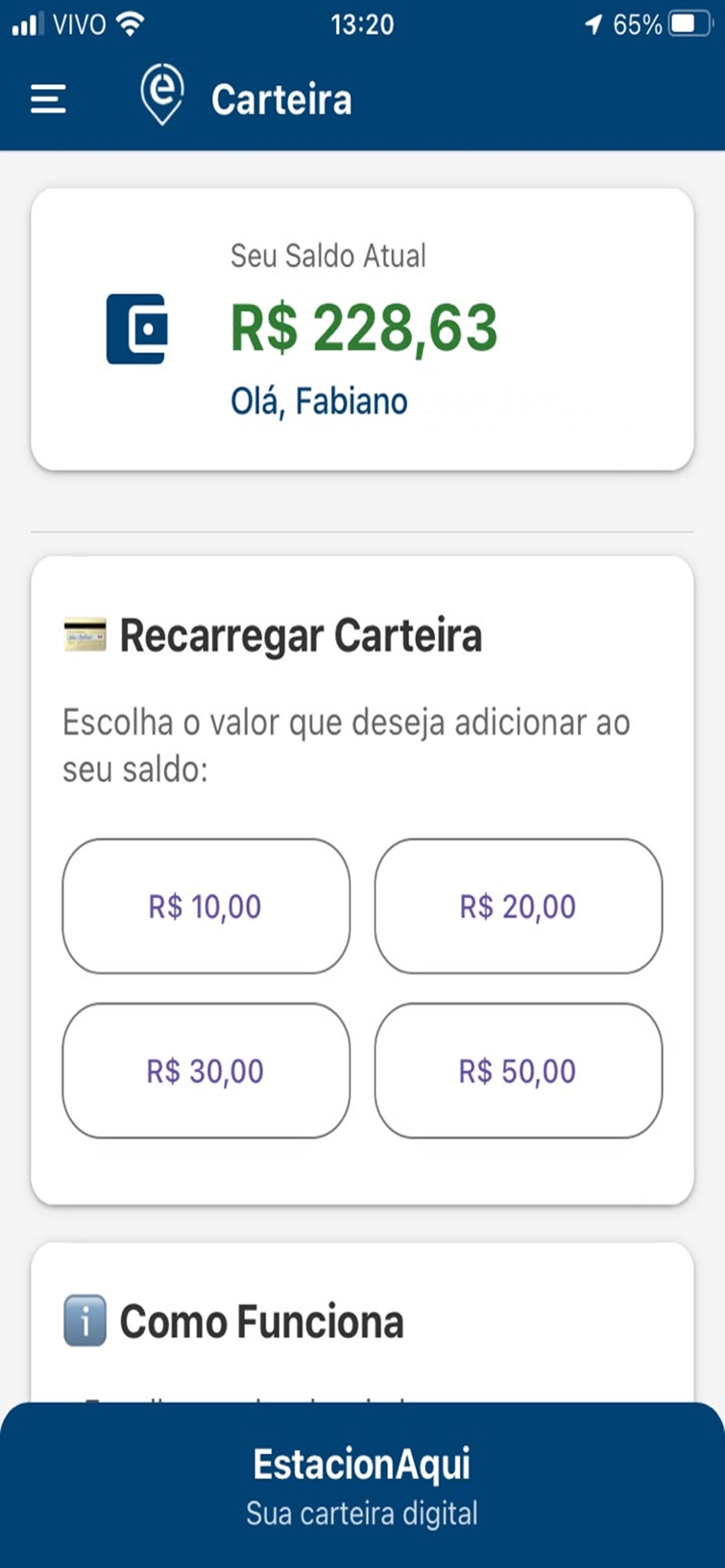 Screenshot 6 of Estacionaqui App