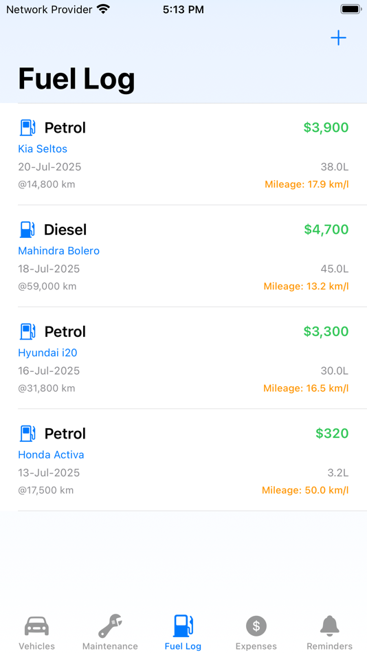 #8. MyCarLog: Vehicle Tracker (iOS) 由: Harshad Jadav