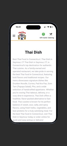 Thai Dish iPhone screenshot