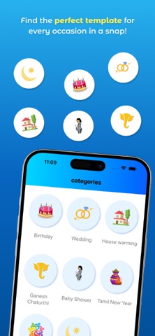 Invitation Card Maker * iPhone screenshot