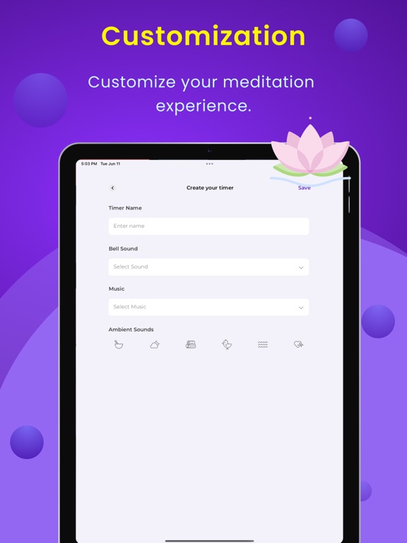 Screenshot #6 pour Meditation Timer - Zenify