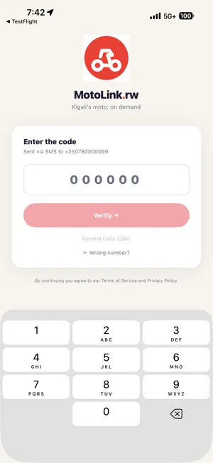 MotoLink Rider screenshot 1