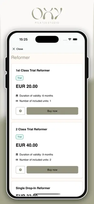 oxy pilatesstudio screenshot 3