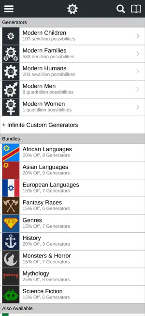 Characterize - Randomize Names screenshot 1