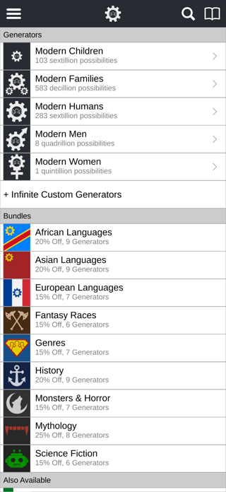 Characterize - Randomize Names Screenshot 1 of 5