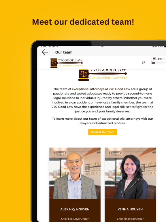 Goodlaw Connect iPad screenshot 3 - Utilities app