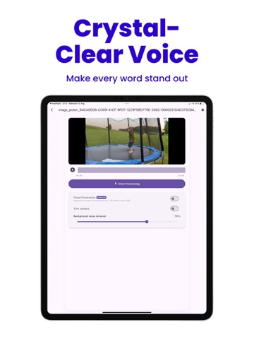 Xound: AI Audio Enhancer iPad screenshot