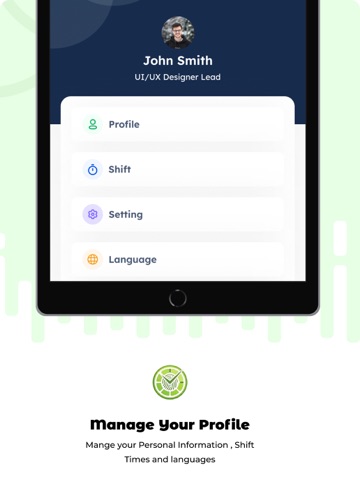 LimeTi.me iPad screenshot
