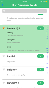 Vocabulary builder - Audio screenshot