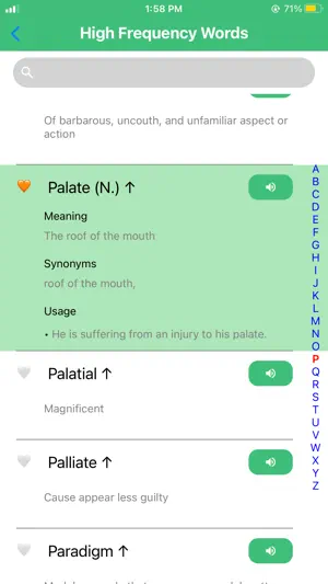 Vocabulary builder - Audio screenshot 4