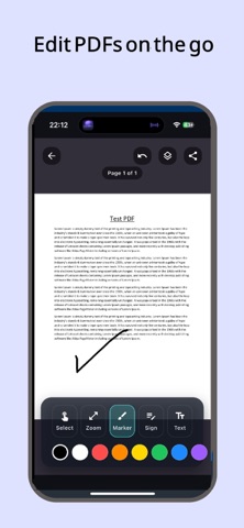 JiffyPDF iPhone screenshot