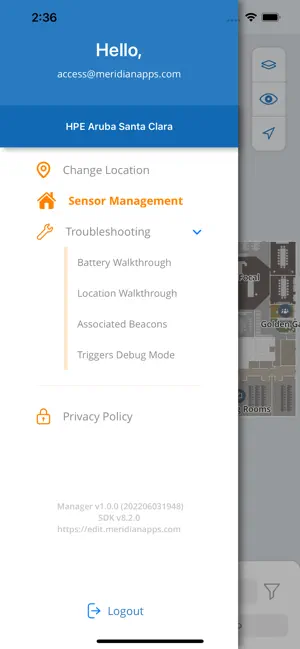 HPE Meridian Manager screenshot 1