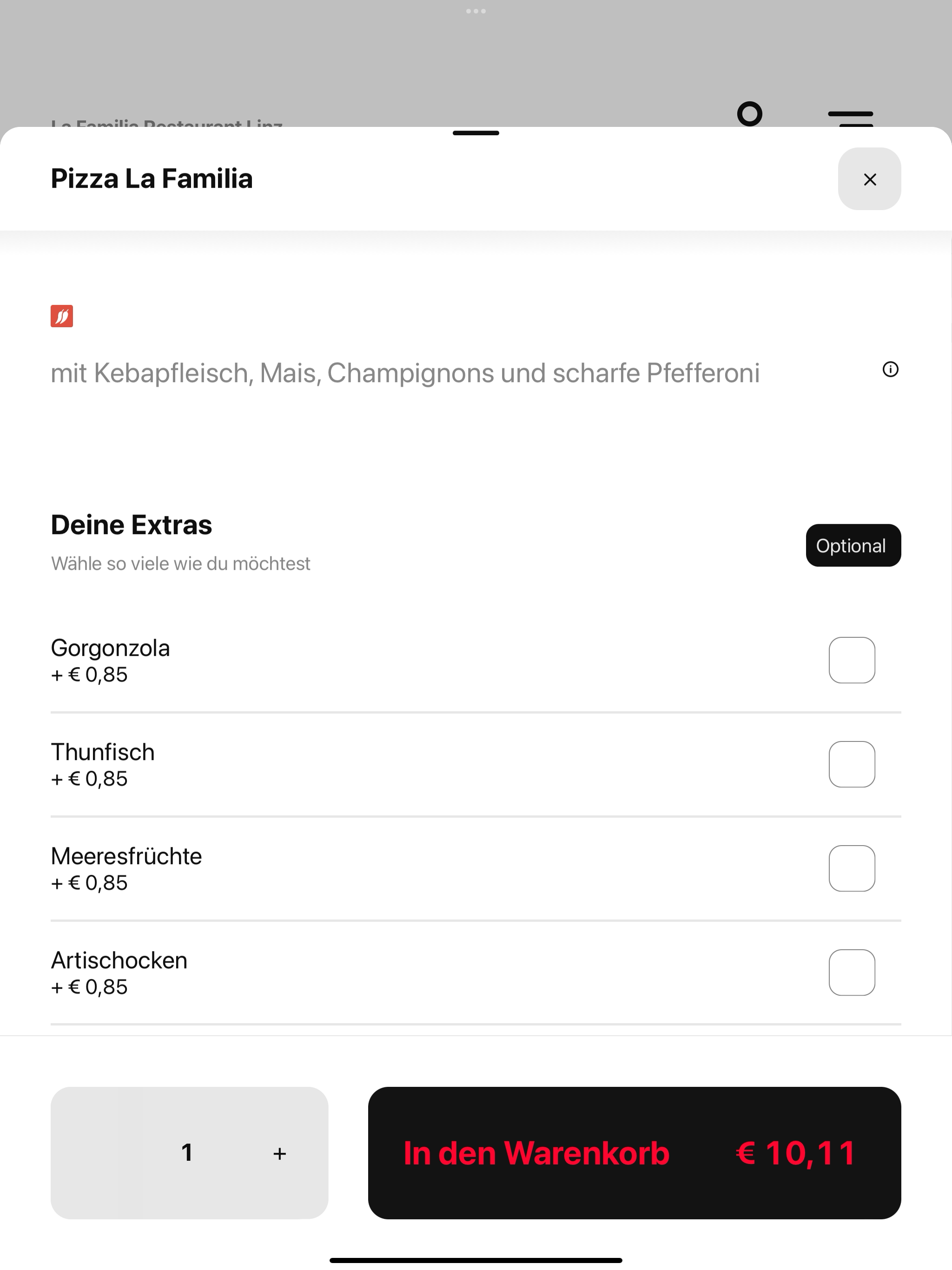La Familia Restaurant AT screenshot 8