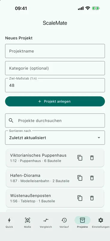 ScaleMate - Maßstabsrechner screenshot 4 of 7