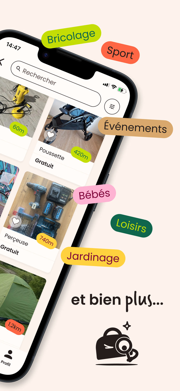 Poppins - Partage dobjets