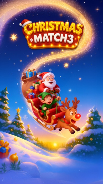 Christmas Match Puzzle Game iPhone screenshot 6 - Games app