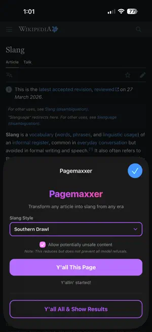 Pagemaxxer screenshot 1