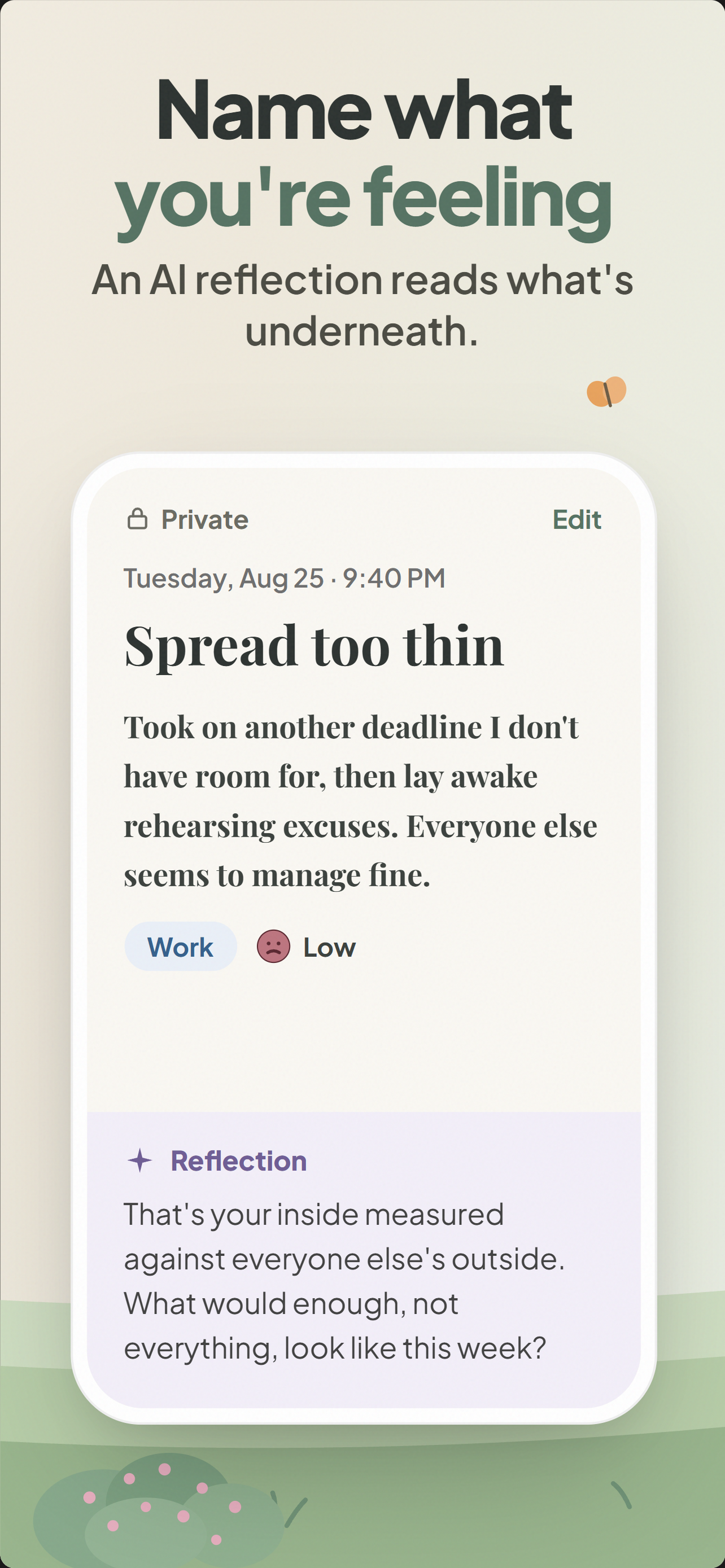 Calmplot: Private AI Journal screenshot 2