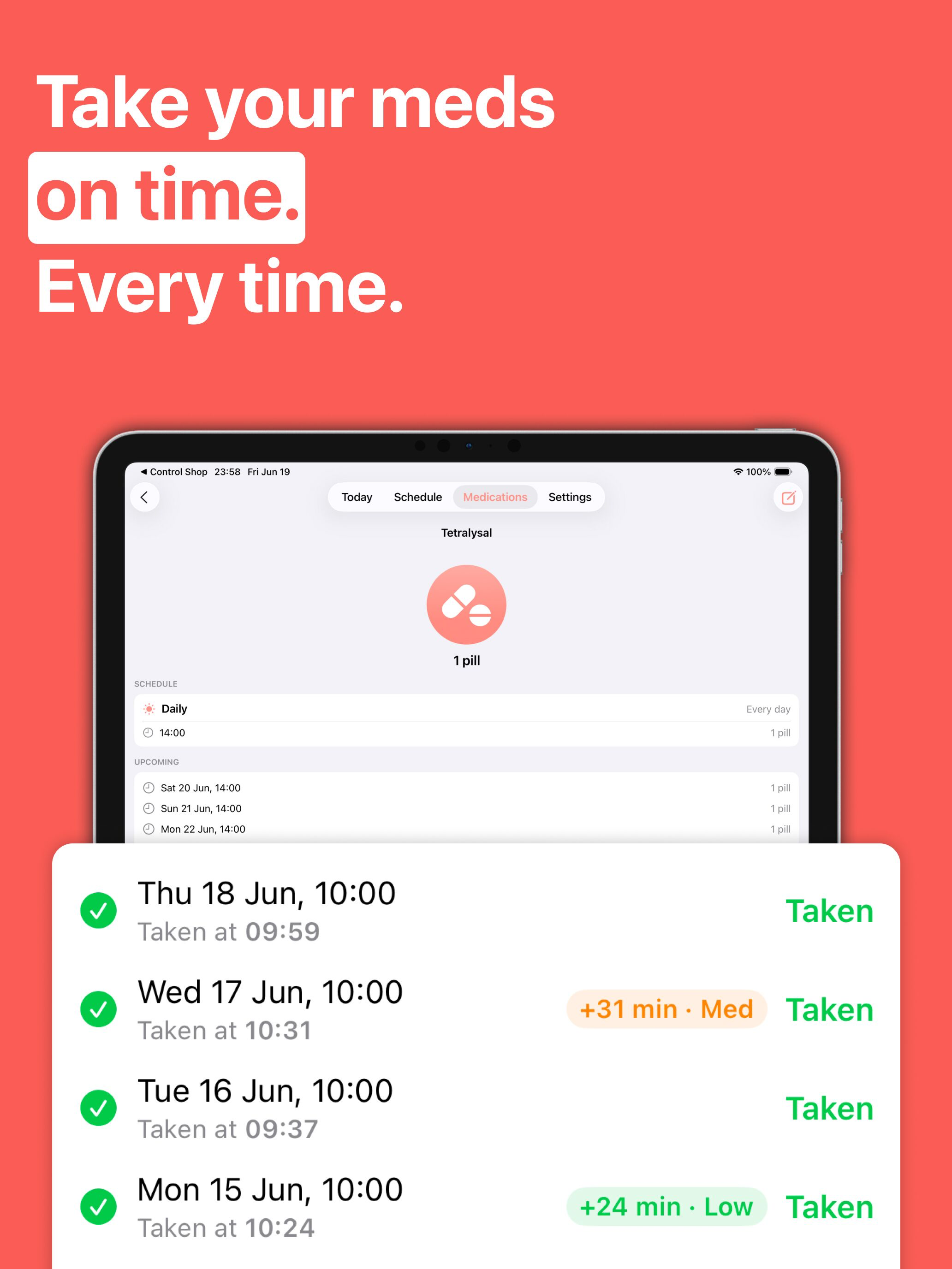 Pill Reminder: Pill Lock screenshot 6