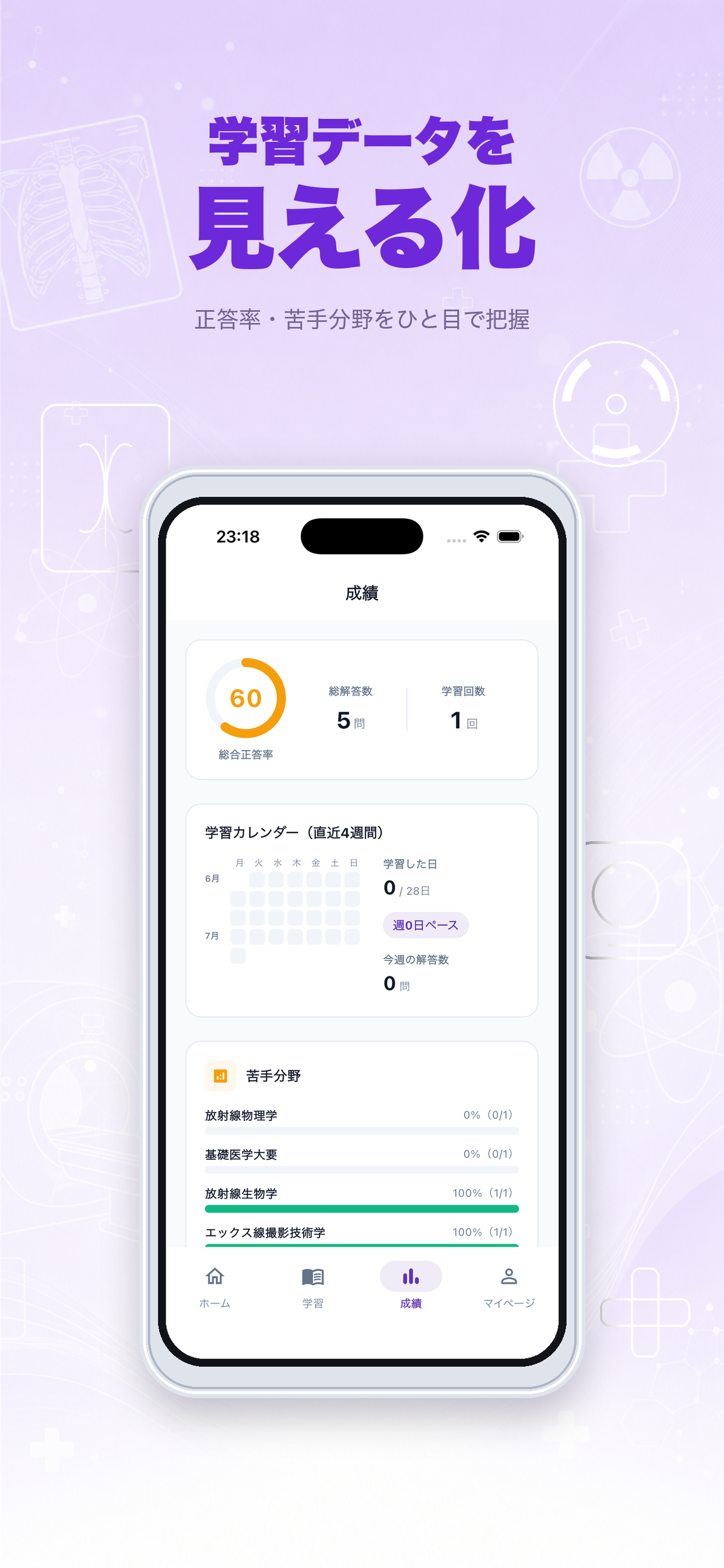 診療放射線技師 過去問｜国試・一問一答・模試 screenshot 6