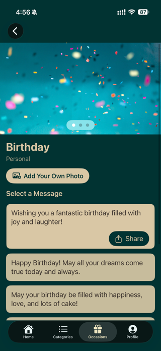 TextWaves: Quotes & Wishes Screenshot 6 of 8