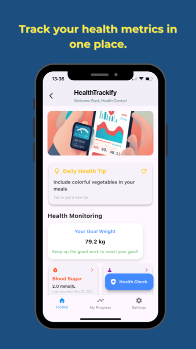 HealthTrackify:  Track & Guide Screenshot