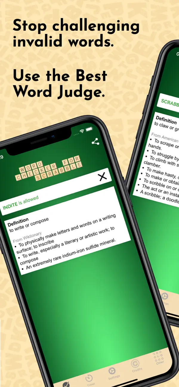 Screenshot #1 pour Word Checker for Scrabble®