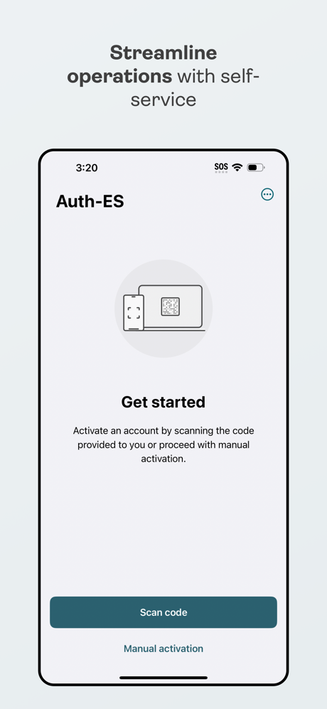 Mobile Authenticator ES. screenshot 1