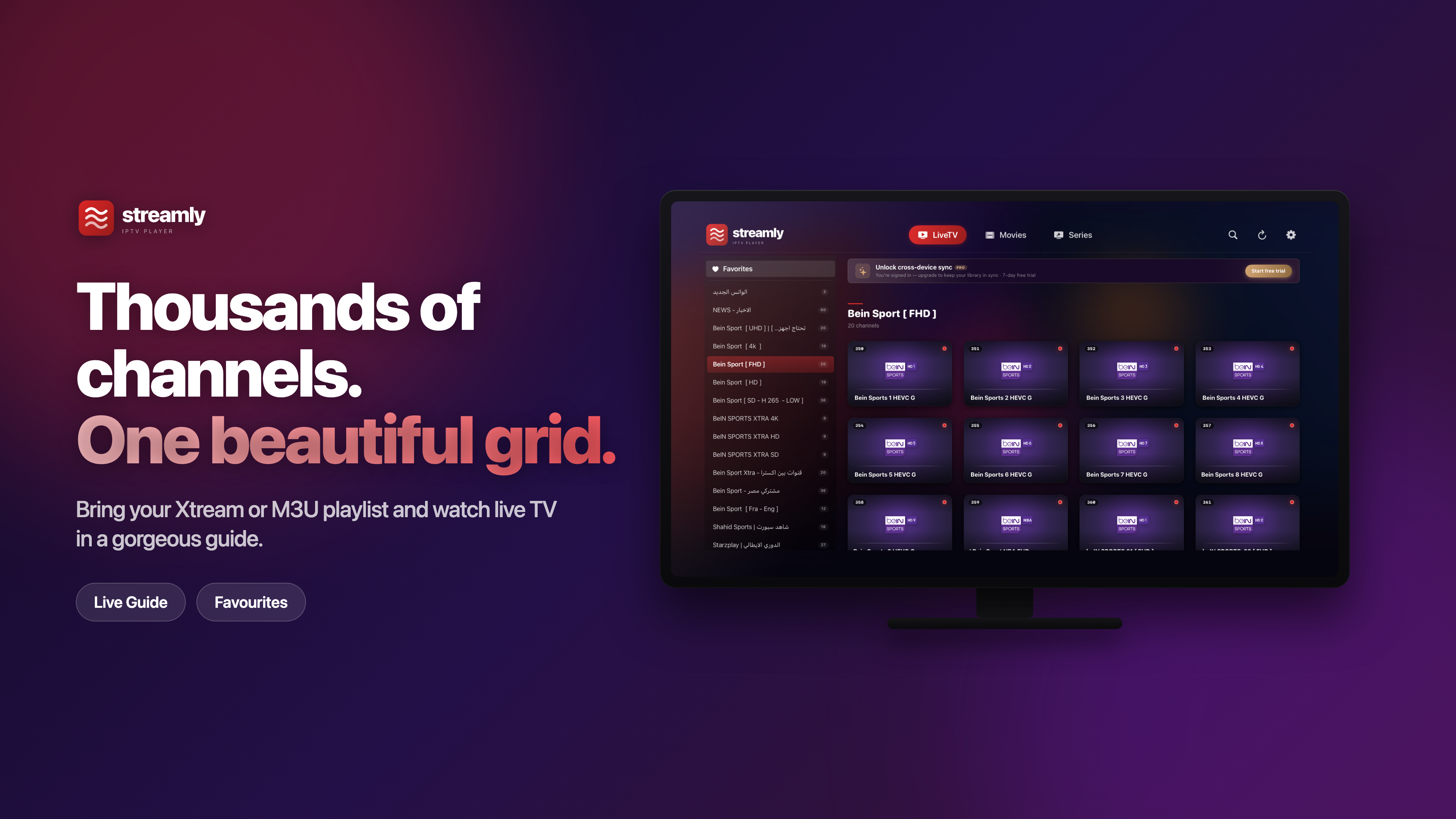 Streamly: IPTV Smart Player