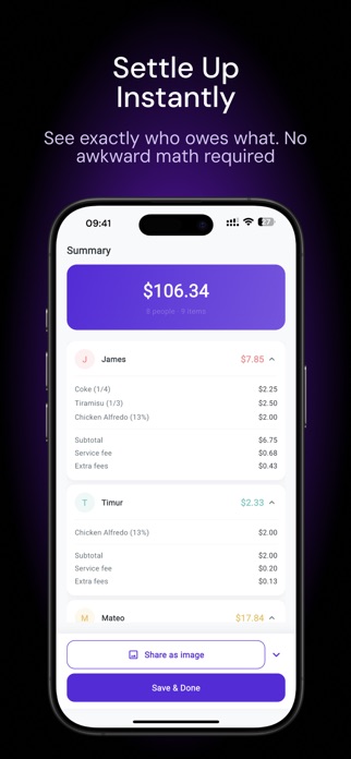Splitsy - Scan & Split Bills Screenshot 5 of 5
